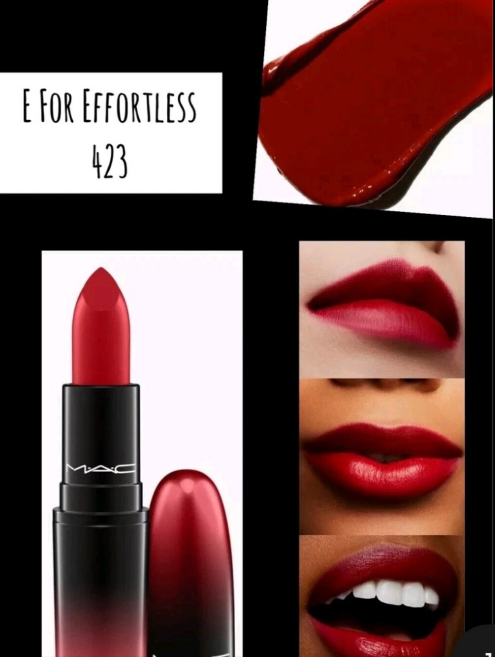 MAC Cosmetics Love Me Lipstick  E For Effortless